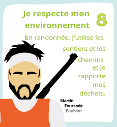 Affiche 8, un geste éco-responsable
